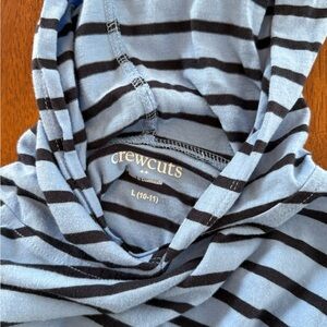 Crewcuts Striped Hoodie in Blue and Navy boys size 10/12